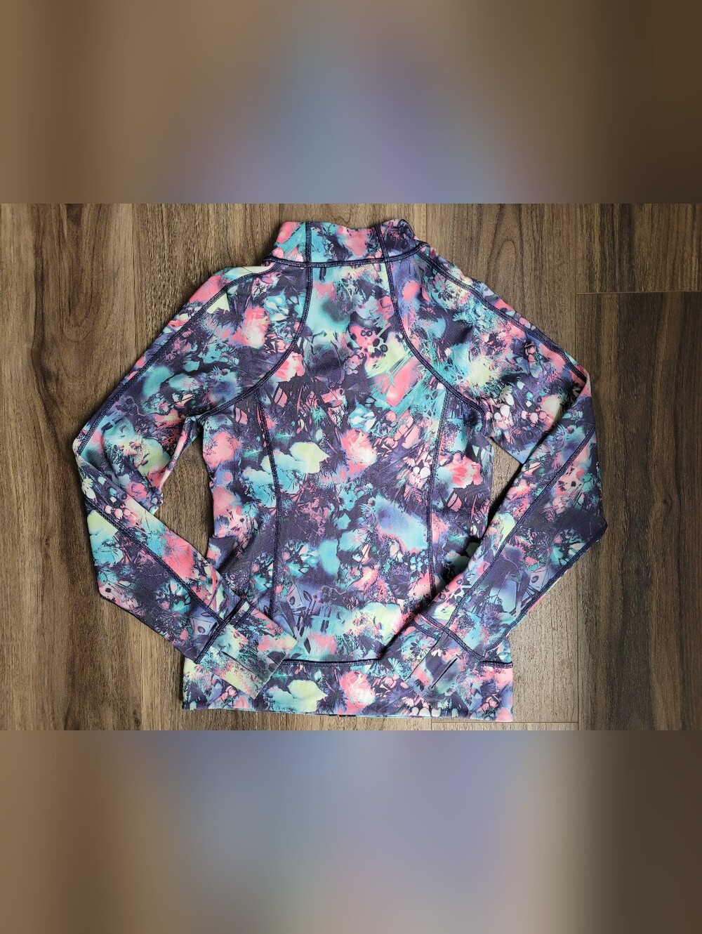Ivivva Multi Color Zip-Up Active Sweater Jacket - Picture 7 of 7